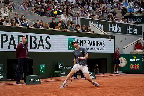 French open 2024 Day 1: Andy Murray plays against
Stan Wawrinka